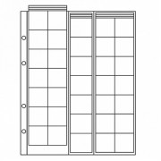 Лист для монет ск 35 ячеек Оптима (жесткие)