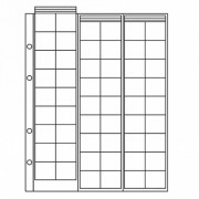 Лист для монет ск 54 ячеек Оптима (жесткие)