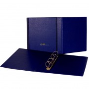 Папка (формат Оптима) ПВХ (синяя) d40