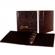 Папка (формат Оптима) рифленая (коричневая) d50