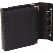 Папка (формат Оптима) иск.кожа (черная) d40