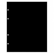 Листы разделители формат Оптима черные