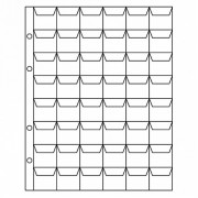 Лист для монет 48 ячеек Оптима (стандарт)