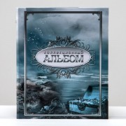 Папка (формат Оптима) картон ПАРУСНИК (серая)