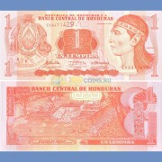 Гондурас бона (089b) 1 лемпира 2010 индеец Гондурас бона (089b) 1 лемпира 2010 индеец