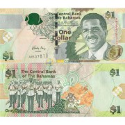 Багамские острова бона 1 доллар 2008 Багамские острова бона 1 доллар 2008