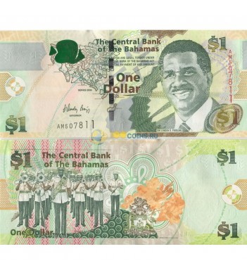 Багамские острова бона 1 доллар 2008