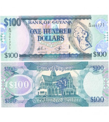 Гайана бона 100 долларов 2006 36b