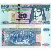 Гватемала бона 20 кетцаль 2008 Гватемала бона 20 кетцаль 2008