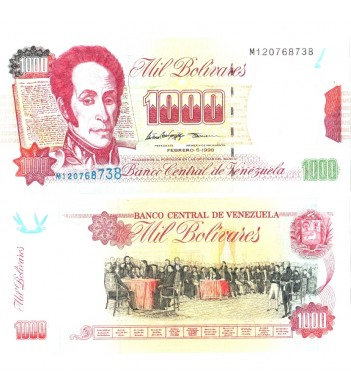 Венесуэла бона 1000 боливар 1998