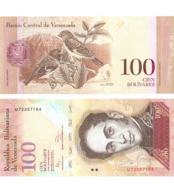 Венесуэла бона 93f 100 боливар 2012