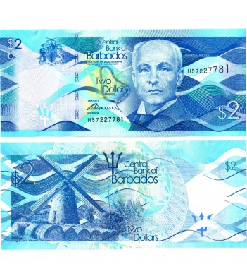 Барбадос бона 2 доллара 2013