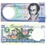 Венесуэла бона (067d) 500 боливар 1990 Венесуэла бона (067d) 500 боливар 1990