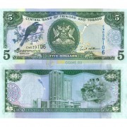 Тринидад и Тобаго бона (047) 5 долларов 2006 Тринидад и Тобаго бона (047) 5 долларов 2006