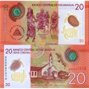 Никарагуа бона 20 кордоба 2015 Никарагуа бона 20 кордоба 2015