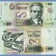 Уругвай бона (093) 20 песо 2015 Уругвай бона (093) 20 песо 2015
