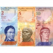 Венесуэла набор банкнот 2 5 10 20 50 100 боливар Венесуэла набор банкнот 2 5 10 20 50 100 боливар