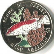 Куба 1994 1 песо Амарилло