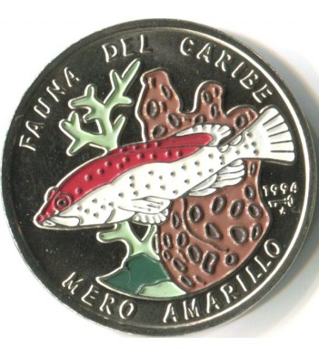 Куба 1994 1 песо Амарилло
