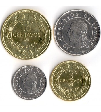 Гондурас 2012-2014 Набор 4 монеты