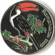 Куба 2006 1 песо Большой тукан