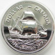 Канада 1979 1 доллар Гриффон корабль призрак