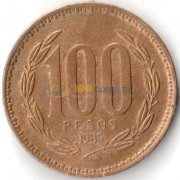 Чили 1992 100 песо Чили 1992 100 песо