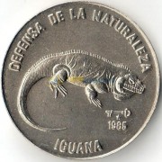 Куба 1985 1 песо Игуана