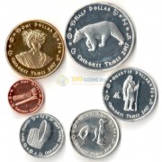 США 2017 набор 6 монет резервация Ирокезы