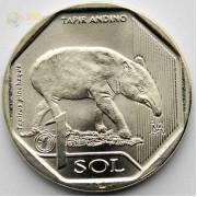 Перу 2018 1 соль Тапир