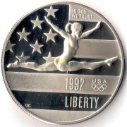 США 1992 50 центов Олимпиада Барселона S