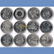 Канада набор 2000 12 монет Миллениум