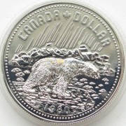 Канада 1980 1 доллар Медведь Канада 1980 1 доллар Медведь
