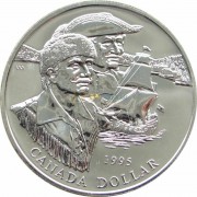 Канада 1995 1 доллар Компания Гудзонова залива Канада 1995 1 доллар Компания Гудзонова залива