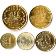 Парагвай 1990-1998 Набор 5 монет
