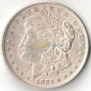 США 1921 1 доллар Доллар Моргана