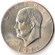 США 1977 1 доллар Доллар Эйзенхауэра D