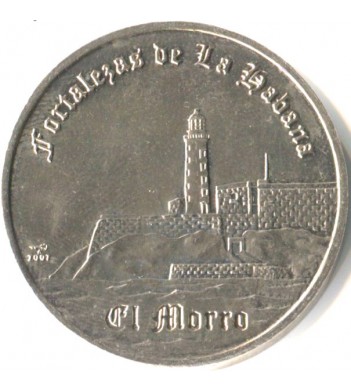 Куба 2007 1 песо Крепость Эль-Морро
