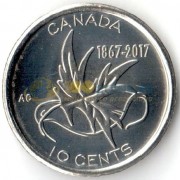 Канада 2017 10 центов 150 лет Конфедерации