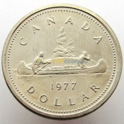 Канада 1977 1 доллар Каноэ