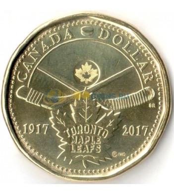Канада 2017 1 доллар Хоккейный клуб Торонто