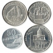 Парагвай 2007-2011 Набор 4 монеты