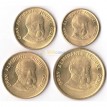 Перу 1985-1988 набор 4 монеты