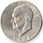 США 1978 1 доллар Доллар Эйзенхауэра D
