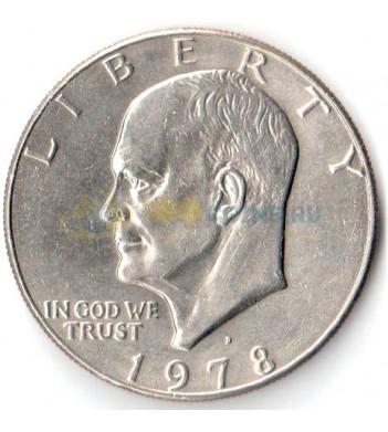 США 1978 1 доллар Доллар Эйзенхауэра D