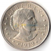 США 1979 1 доллар Сьюзен Энтони (D)