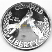 США 1988 1 доллар Олимпиада в Сеуле (proof) S