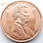 США унция медная Авраам Линкольн (тип 2)