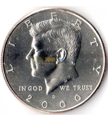 США 2000 50 центов Кеннеди D