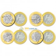 Бразилия 2016 Набор №4 Олимпиада в Рио 4 монеты